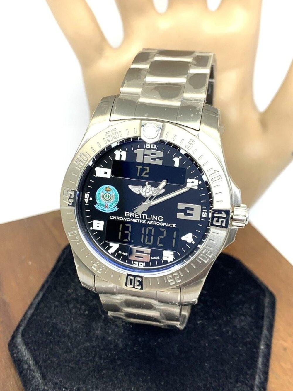 Breitling Aerospace EVO Titanium Men's Watch Pilot E79363 For Saudi Air Force
